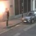 ‘Firebomb attack’ caught on camera