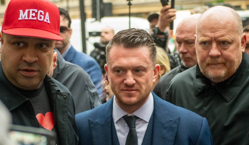 Tommy Robinson 2 Tommy Robinson ‘used bullyboy tactics to force reporters from their homes’
