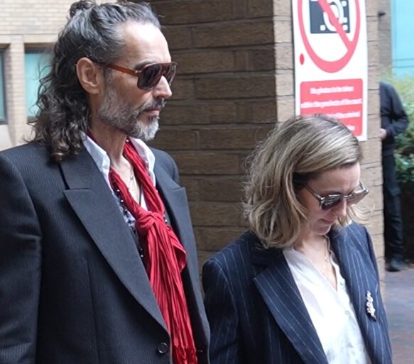 Russell and Laura Brand Russell Brand’s wife says he is ‘an amazing husband’